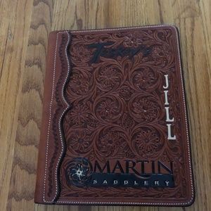 Personalized Genuine leather portfolio~Jill